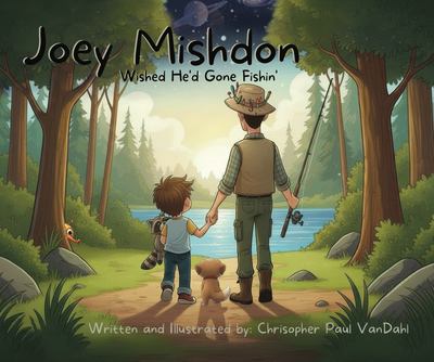 Joey Mishdon Wished He'd Gone Fishin' book cover by Christopher Paul VanDahl